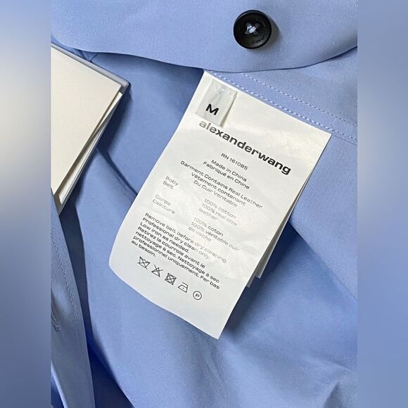 Alexander Wang Oversized Belted Cotton Shirt size M - Picture 16 of 16